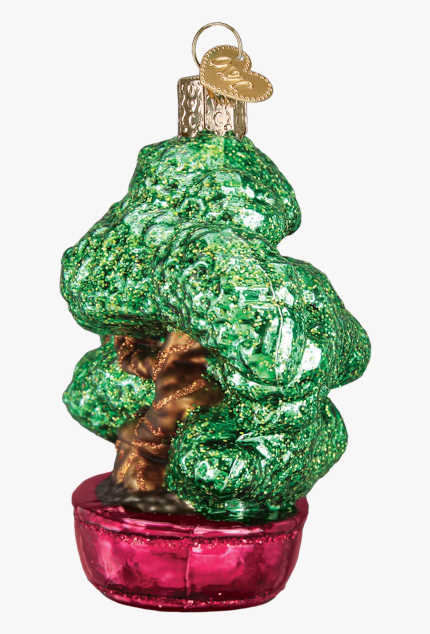 Old World Christmas Bonsai Tree Glass Ornament - Christmas Ornament, HD Png Download