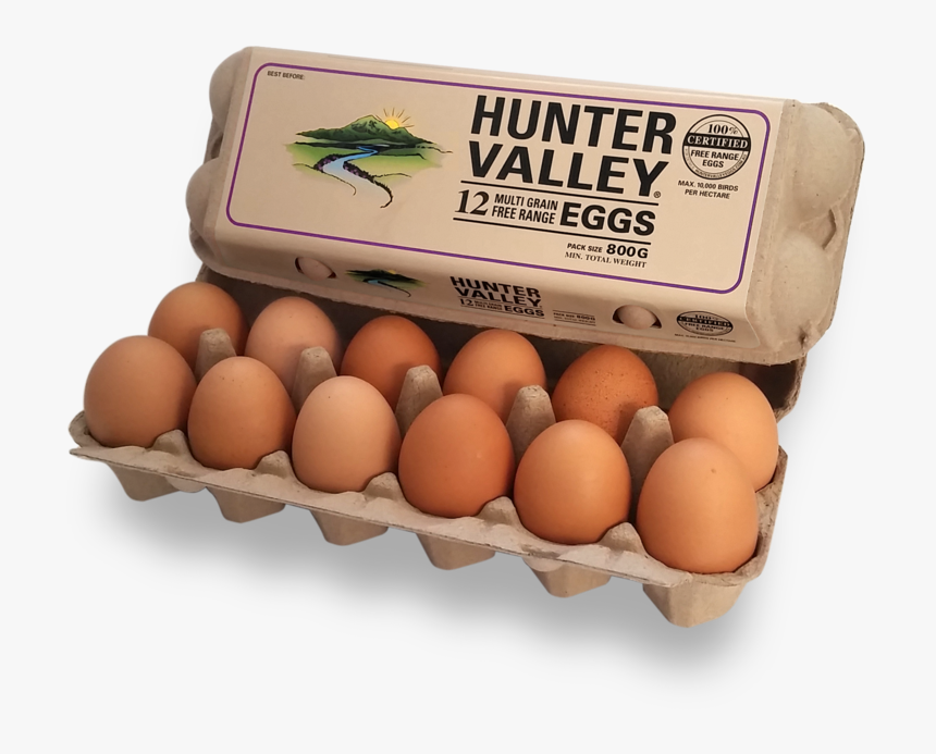 Hunter Valley Eggs 12 Multi Grain Free Range Eggs 800g, HD Png Download