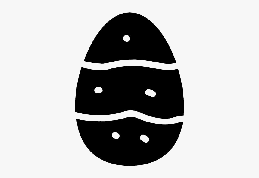 Black Easter Egg Png Transparent Picture - Cartoon, Png Download
