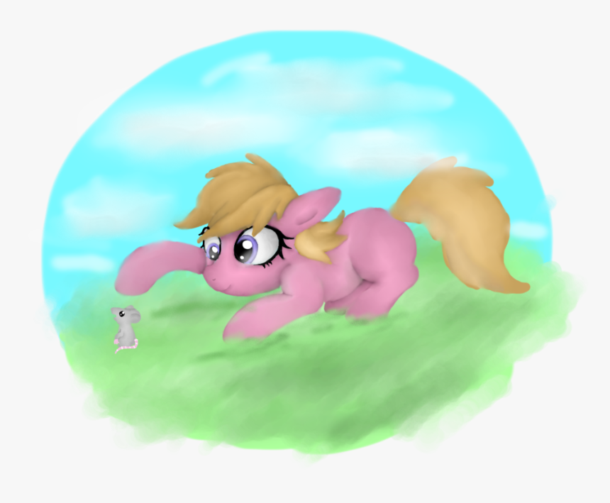 Mr100dragon100, Cute, Mouse, Pony, Safe, Simple Background, - Cartoon, HD Png Download