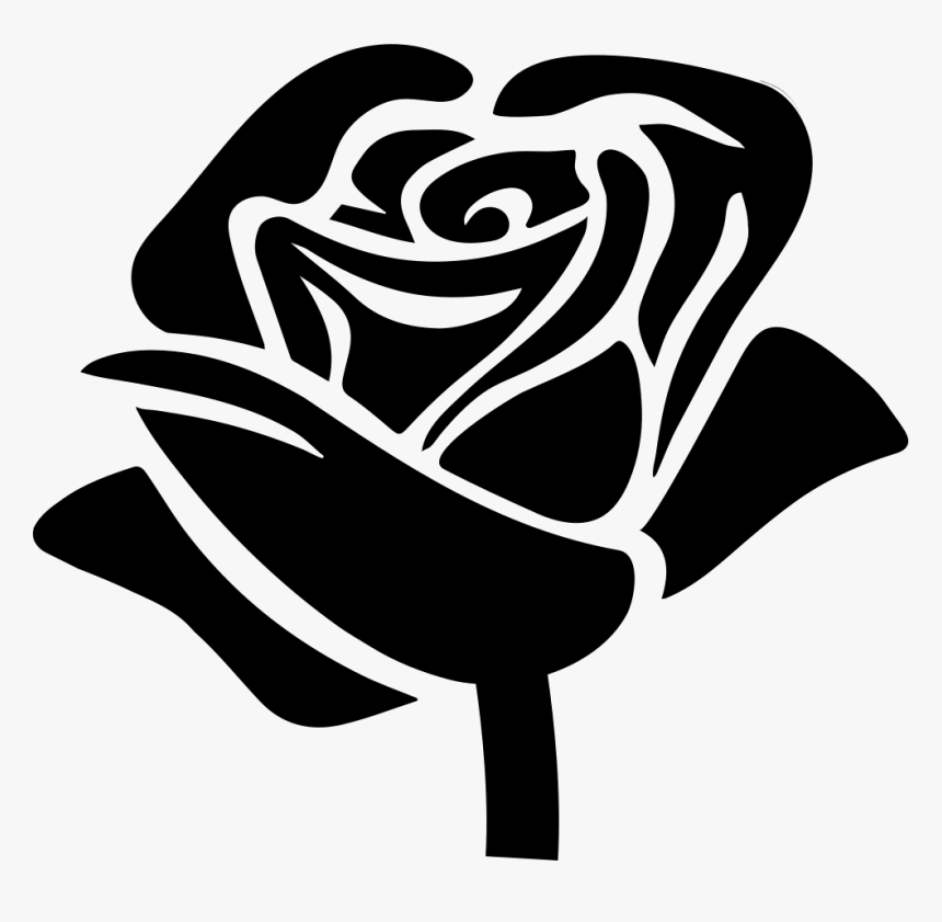 Rose Shape - Rose Icon Png Transparent, Png Download