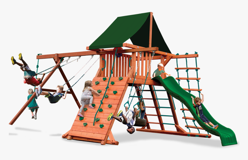 Original Playcenter Swing Set With 3 Belt Swings, Trapeze, HD Png Download