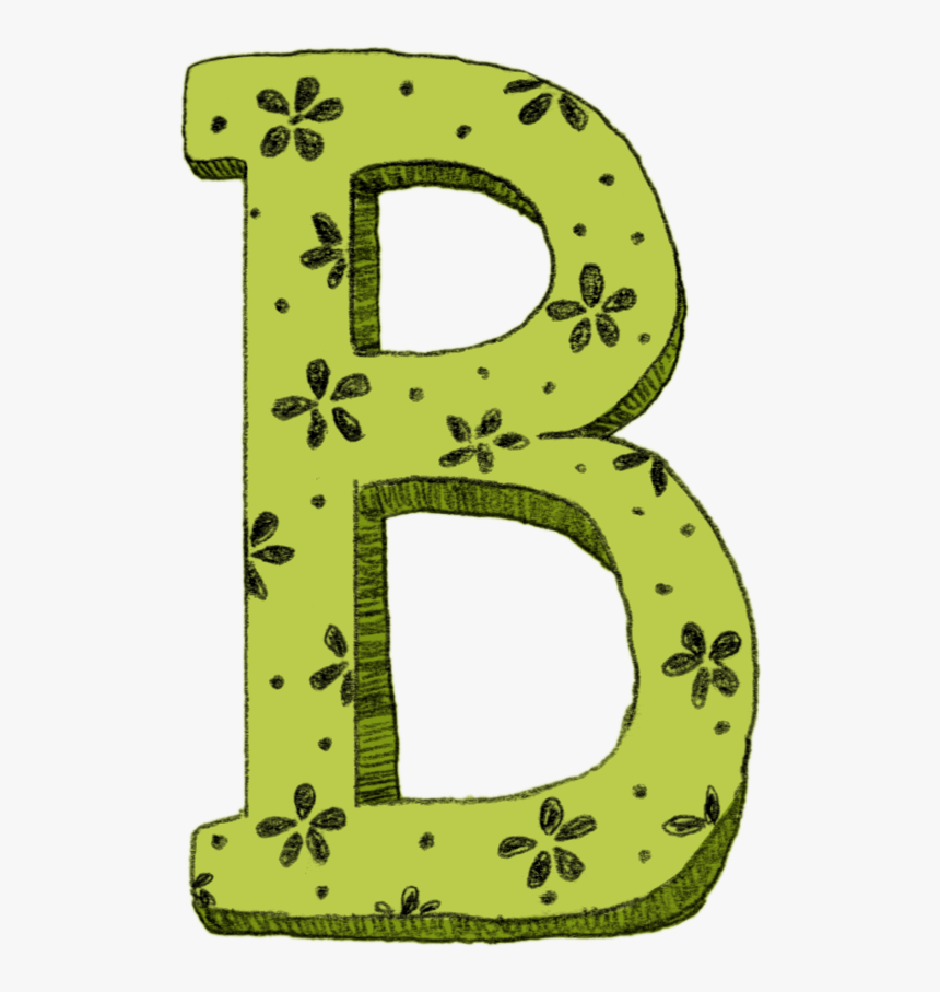 Letter B Png Image - Letter B Color Green, Transparent Png