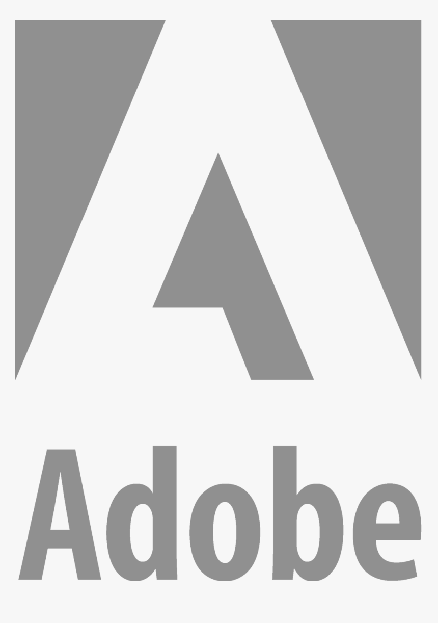 Adobe-lightgrey - Adobe, HD Png Download