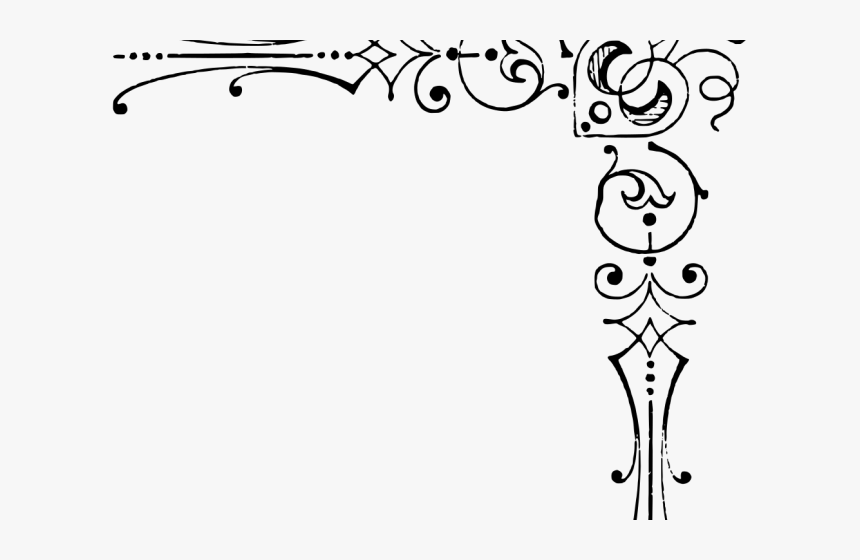 Corner Border Png - Corner Border Design Png, Transparent Png