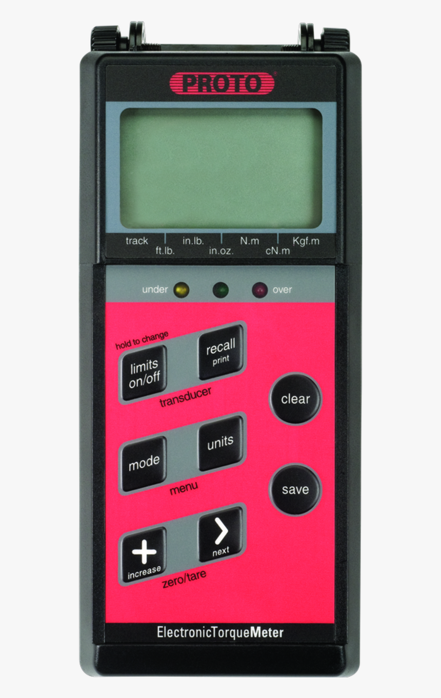 Proto # J6360b Electronic Torque Meter, HD Png Download