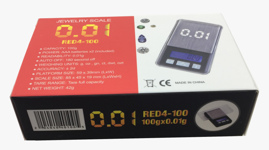 Jewelry Scale Red 4-100x0 - Electronics, HD Png Download