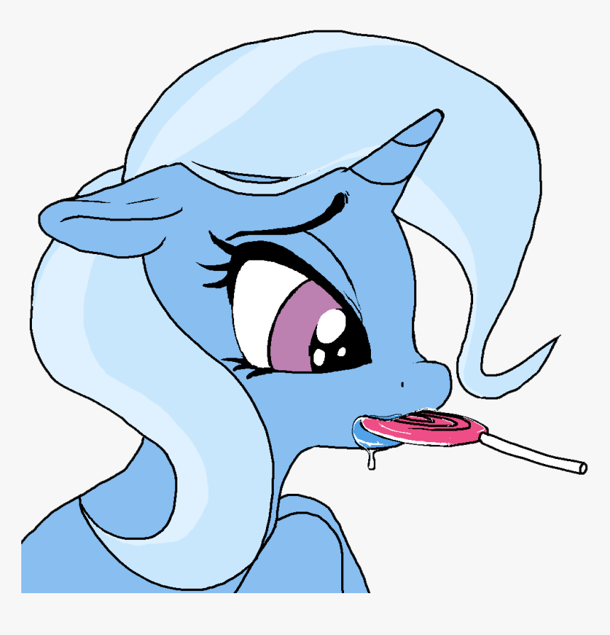 Paintanon, Candy, Drool, Female, Food, Lidded Eyes, - Cartoon, HD Png Download