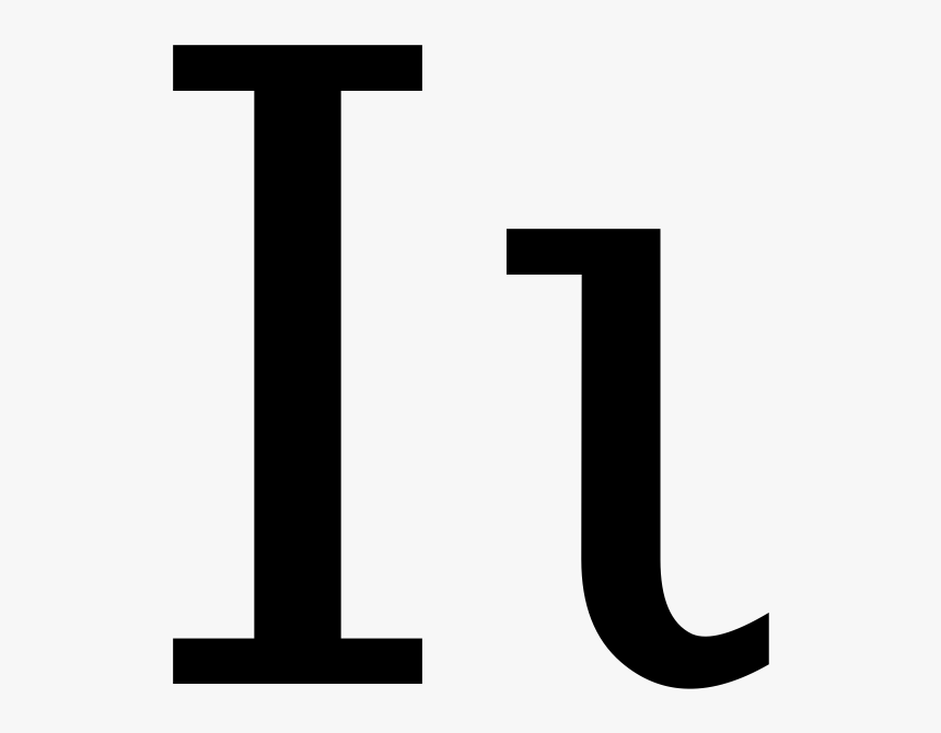Letter I Png - Iota Greek Letter, Transparent Png