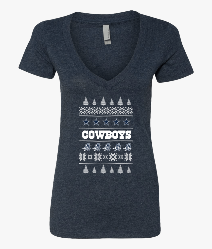 Cowboys Fan Christmas Front Picture - Active Shirt, HD Png Download