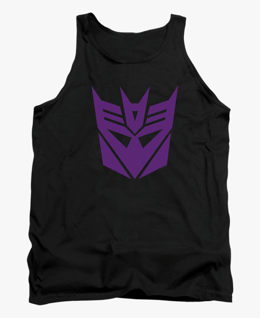 Black Decepticon Logo Transformers Tank Top - Shout At The Devil Vest, HD Png Download