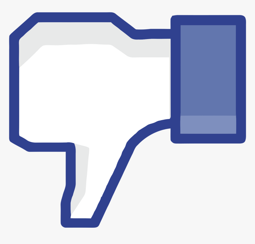Facebook Like Png Transparent Likepng Images - Transparent Facebook Thumbs Down, Png Download