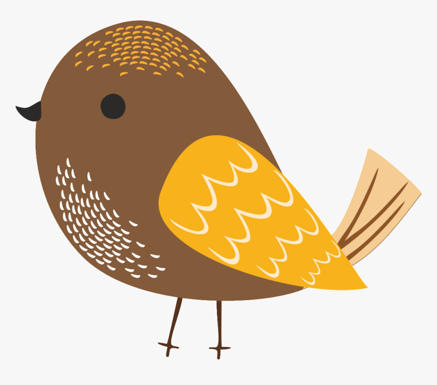 Hand Painted Cute Bird Free Buckle Bird Png - Transparent Cute Bird Png, Png Download