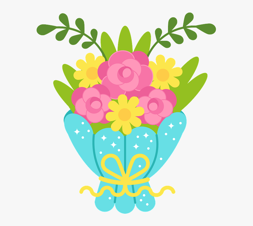 Flower Bouquet Clipart, HD Png Download