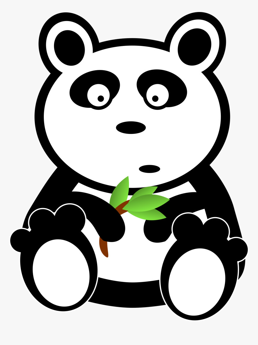 With Bamboo Leaves Big - Endangered Species Clip Art, HD Png Download