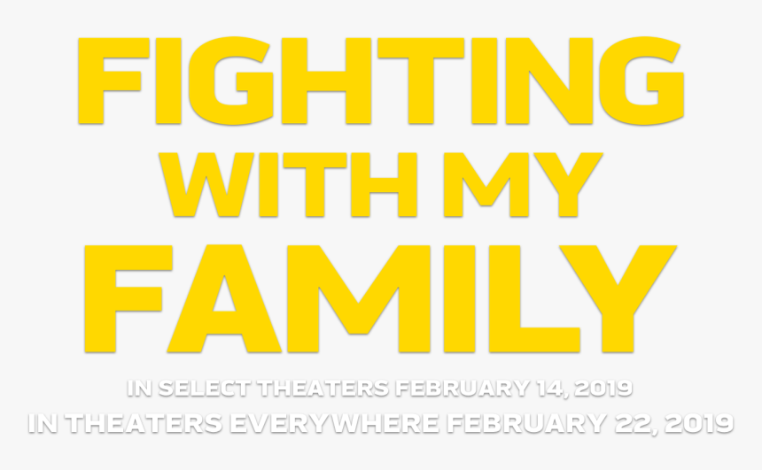 Fighting With My Family - Fighting With My Family Logo Png, Transparent Png