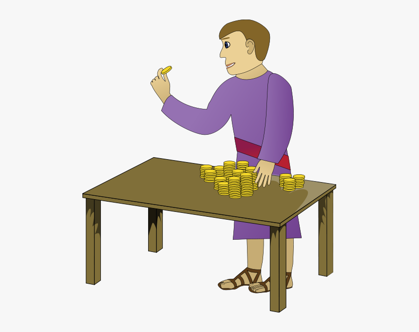 Rich Young Man Counting Png Clip Arts - Money And Banking Class 12, Transparent Png