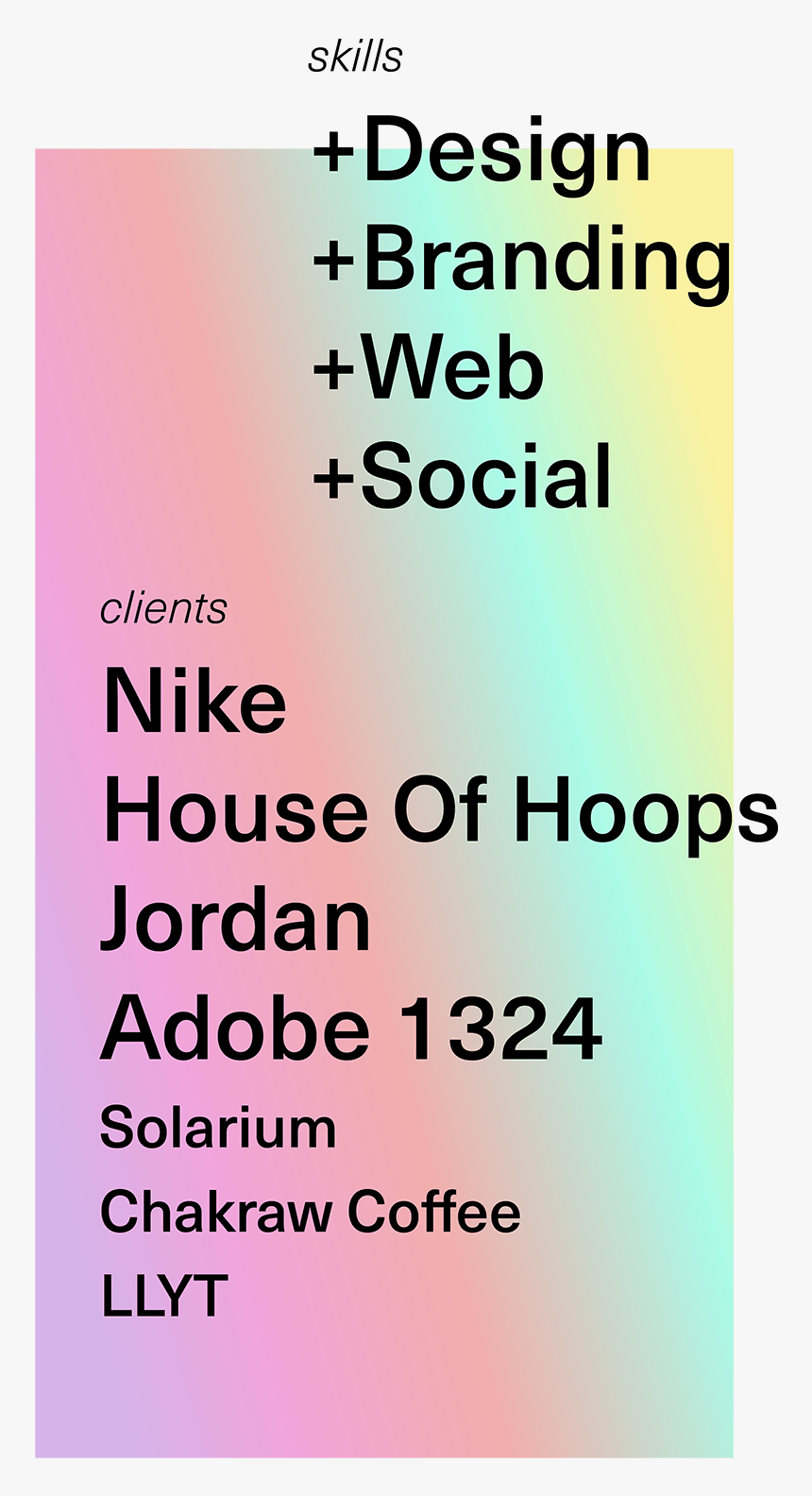 Lindsey Freeman Clients Skills - Social Media, HD Png Download