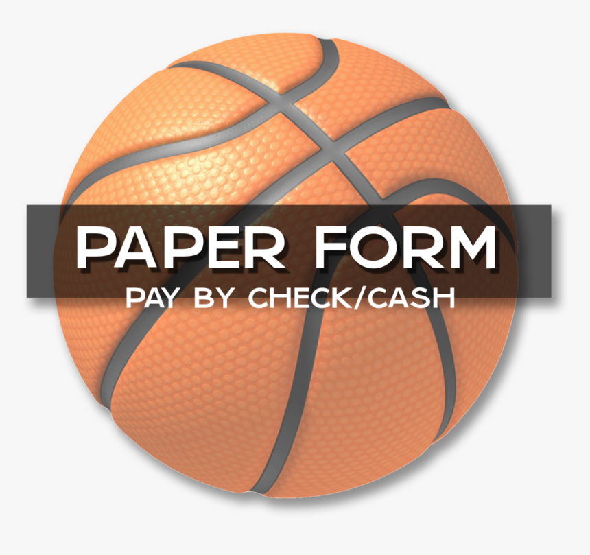 Basketball Splash Paper Form - Transparent Basketball, HD Png Download