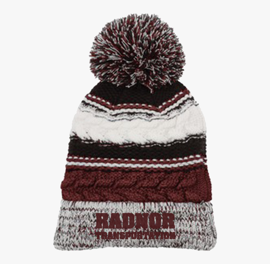 Radnor Transportation Pom Pom Team Beanie - Pom Pom Beanie Blue And White, HD Png Download