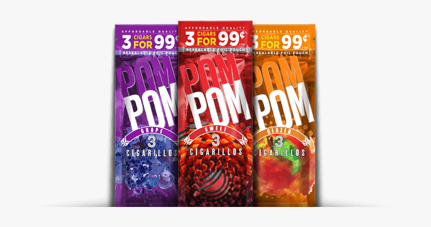 Pom Pom Cigars Flavors, HD Png Download