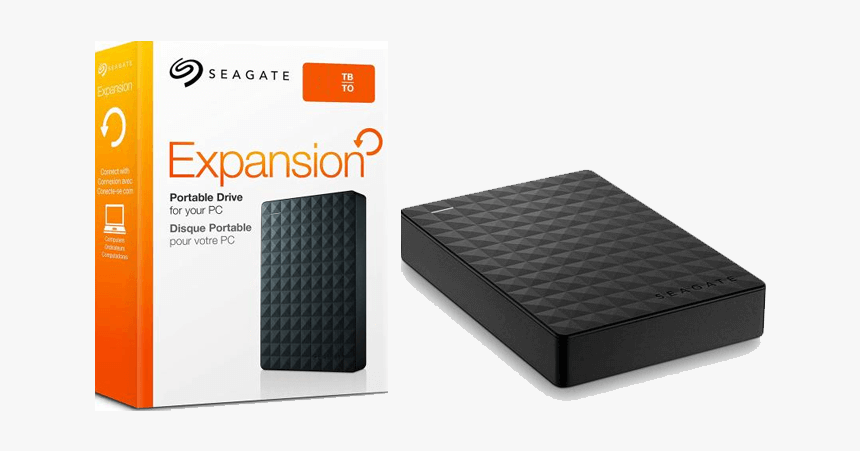 Seagate 1 Tb External Hard Disk Islamabad - Seagate External Hard Drives Box, HD Png Download