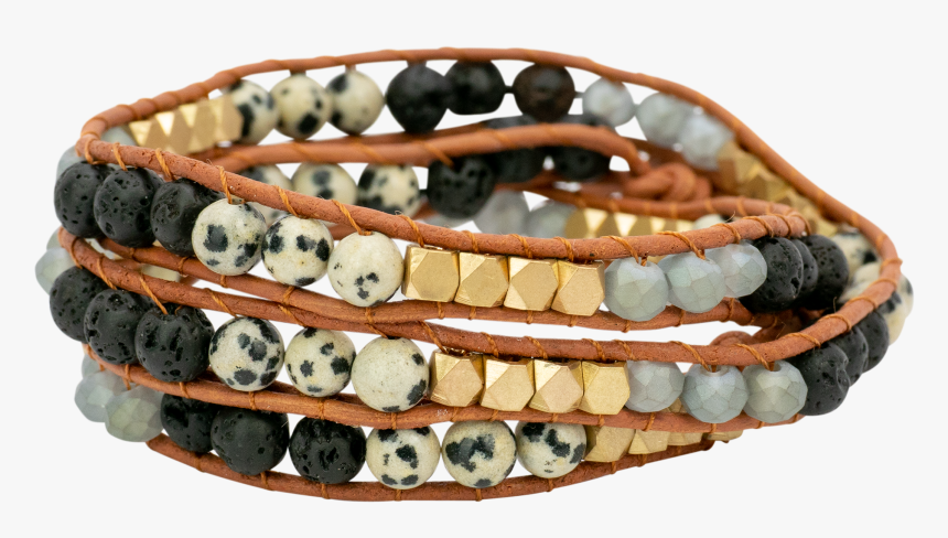 *dalmation Stone, Triple Wrap Zengo Bracelet - Bracelet, HD Png Download