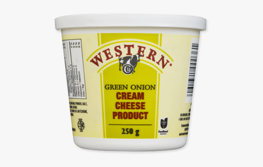 Western Cream Cheese Green Onion 24% Mf - Cream Cheese, HD Png Download
