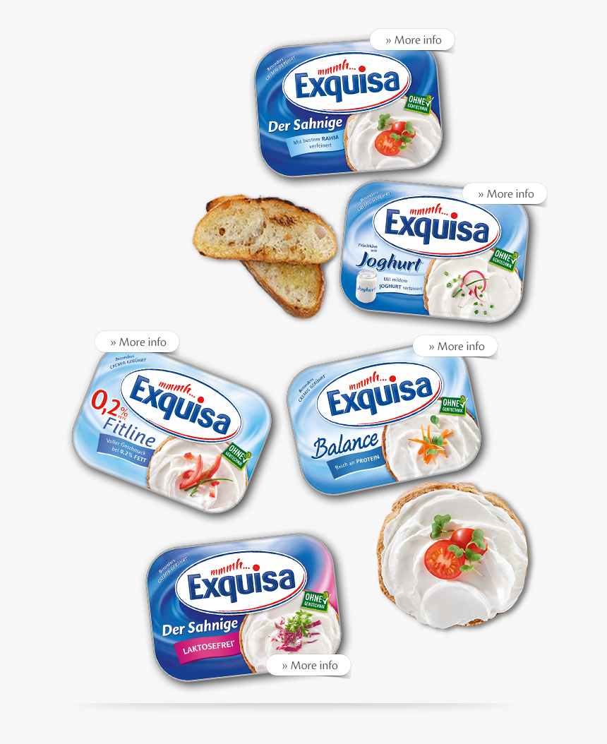 Exquisa Frischkäse, HD Png Download