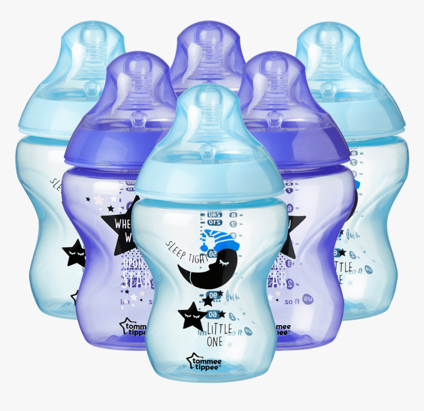 6 Baby Bottle, HD Png Download