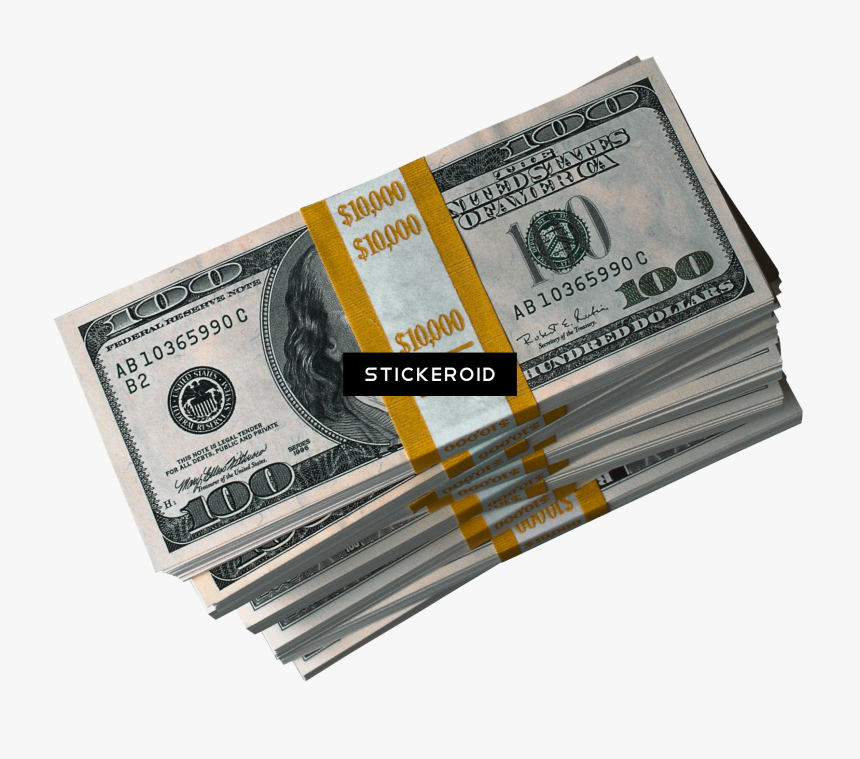 Money Dollars In Hand - Transparent One Hundred Dollars, HD Png Download