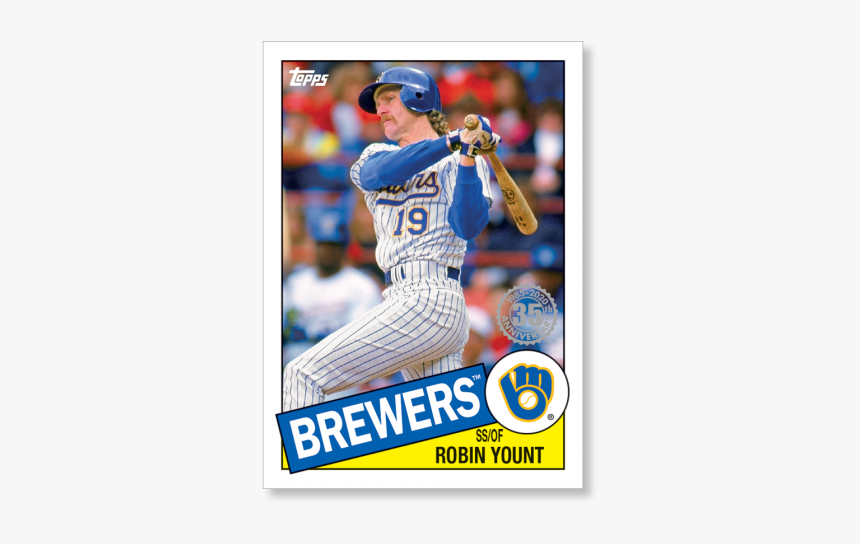 Robin Yount 2020 Topps Series 1 1985 Topps Baseball - College Baseball, HD Png Download