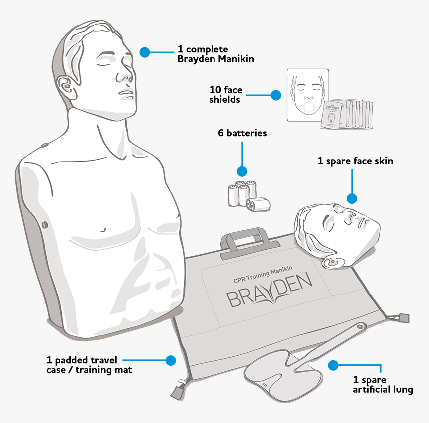 Brayden Package Contents - Illustration, HD Png Download