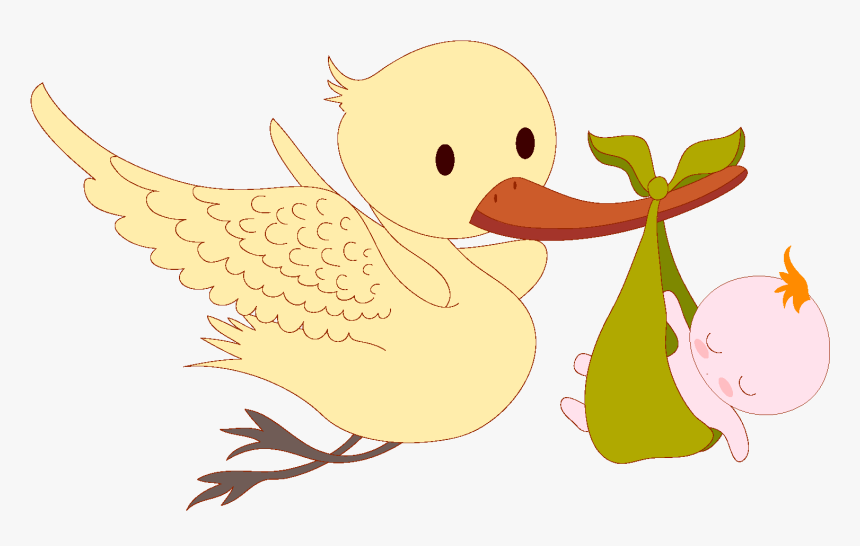 Cartoon Cute Bird Baby Element - Illustration, HD Png Download