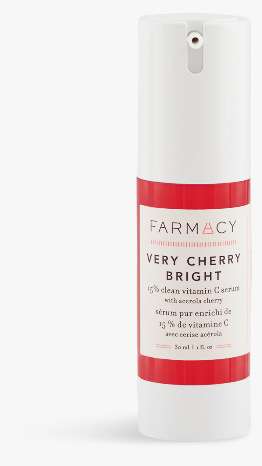 Farmacy Very Cherry Bright 15 Clean Vitamin C Serum - Bottle, HD Png Download
