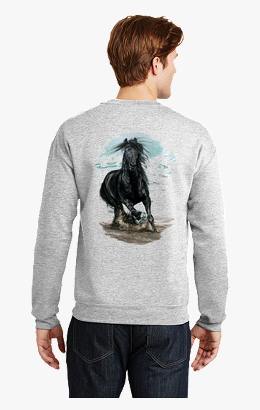 Outer Banks Wild Horse Sweatshirt - Stallion, HD Png Download