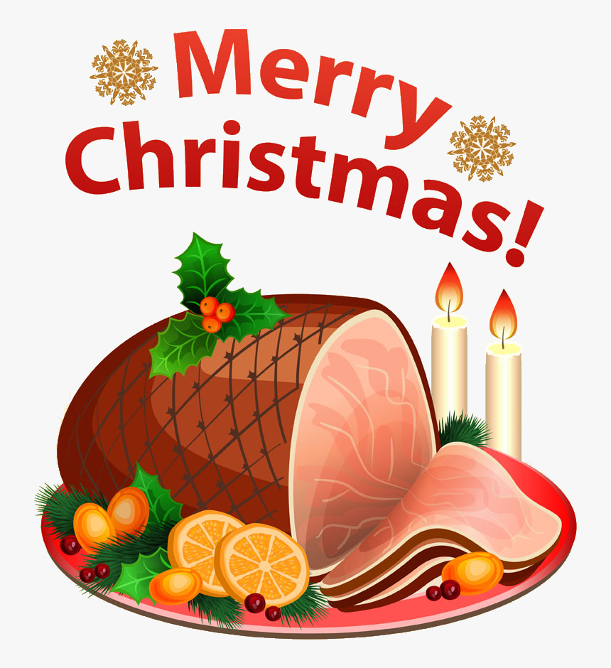 Christmas Dinner Png Mulled Wine Christmas Ham Sunday - Tangerine, Transparent Png