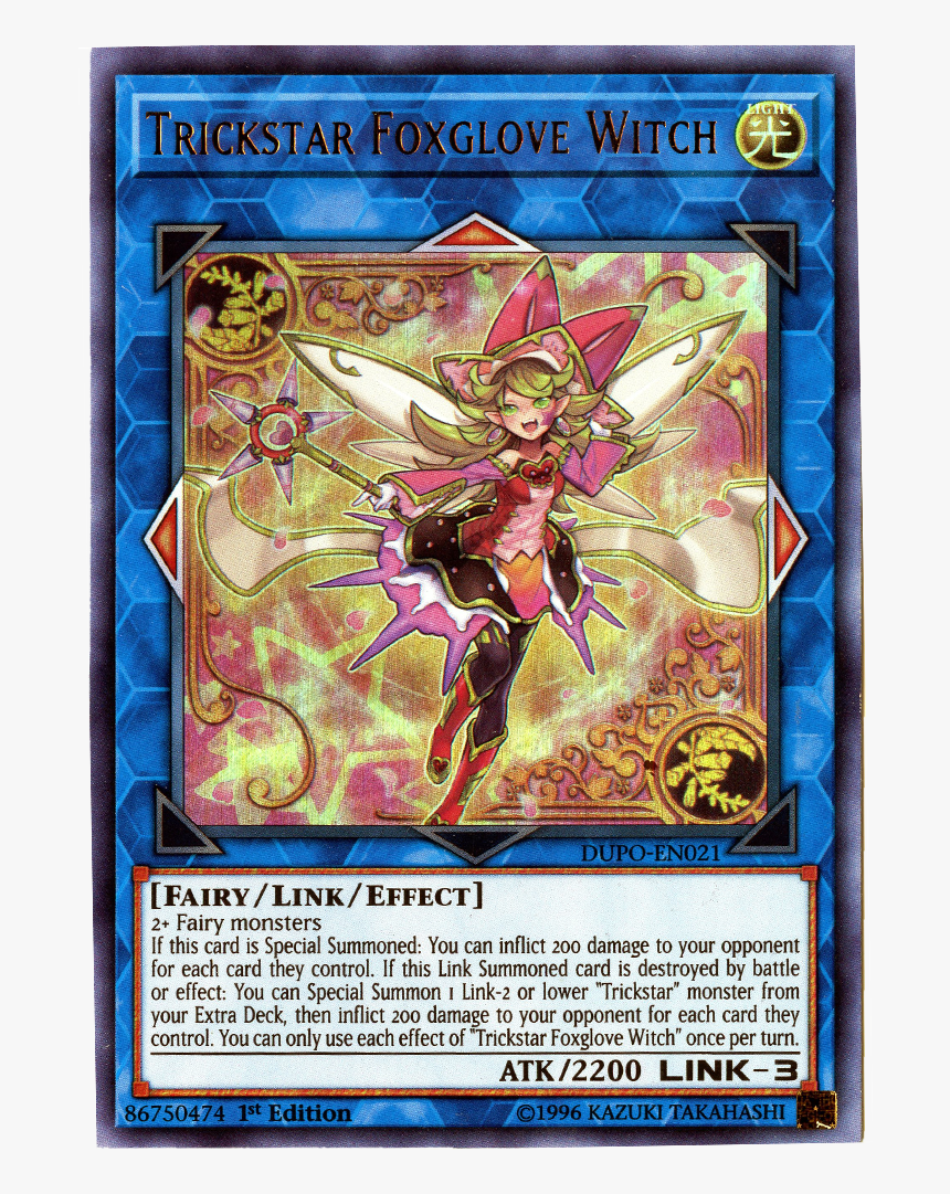 Yugioh Trickstar Foxglove Witch, HD Png Download