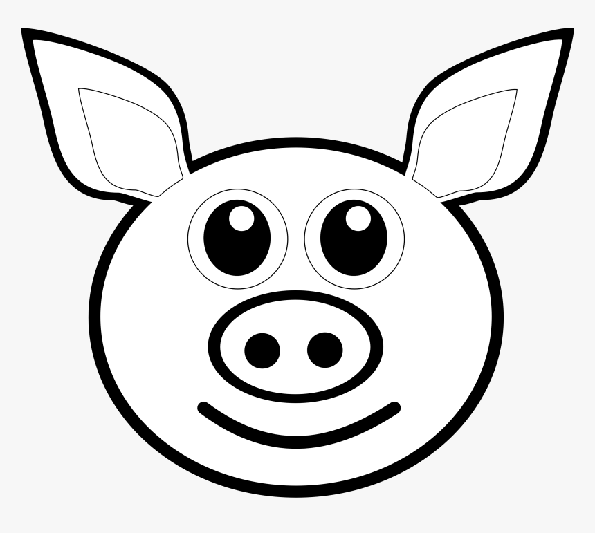Collection Of Mask - Draw A Pig Head, HD Png Download