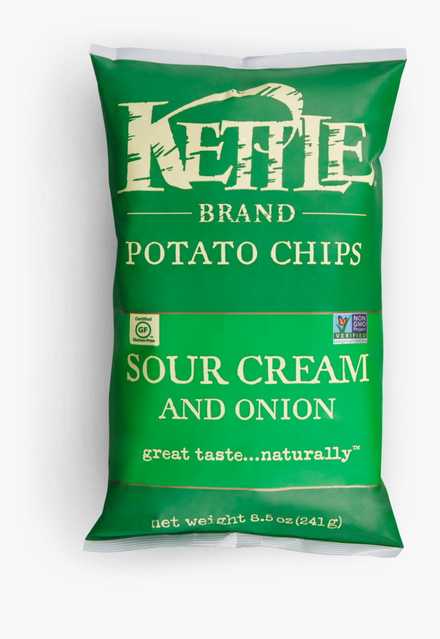 Kettle Cooked Sour Cream And Onion Chips, HD Png Download