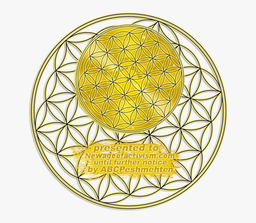 Purple Flower Of Life, HD Png Download