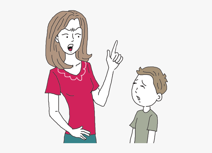 Angry At Children - Cartoon, HD Png Download