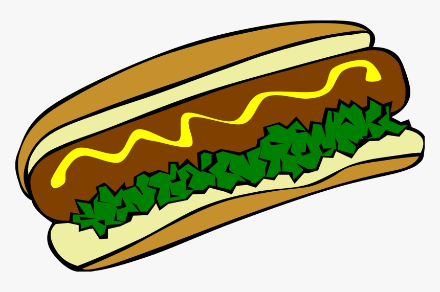 Food Clipart Png - Hot Dog Clip Art, Transparent Png