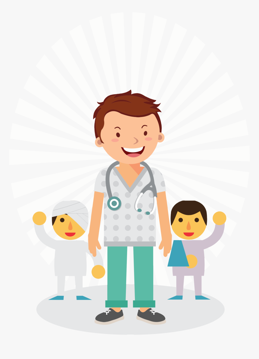 Clipart - Doctor And Patient Clipart Png, Transparent Png