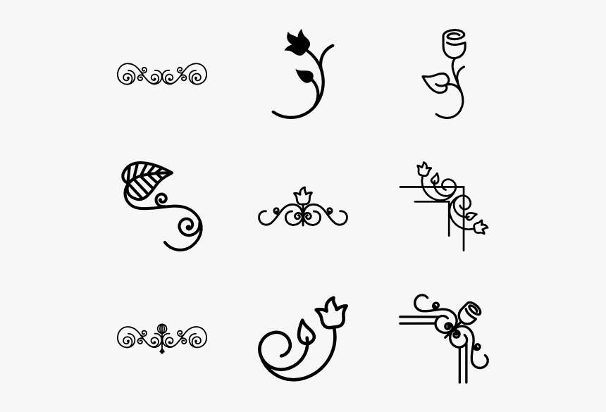 Line Art,font,design,black And - Line Art, HD Png Download