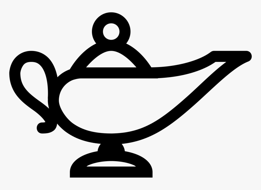 Lantern Clipart Oillamp - Genie Lamp Clip Art, HD Png Download
