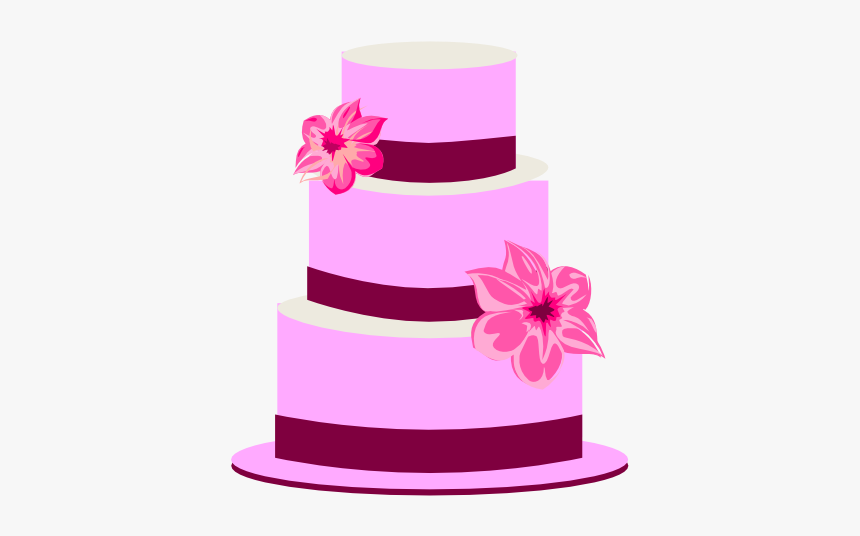 Tiered Birthday Cake - Wedding Cake Clipart Png, Transparent Png