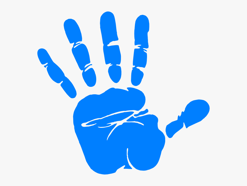 Hand Clipart Blue, HD Png Download