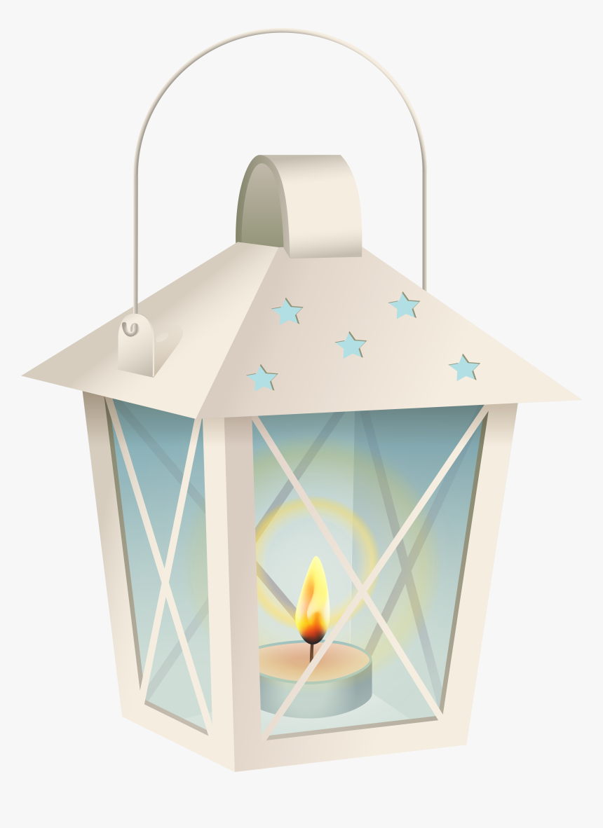 Decorative Winter Lantern Png Clipart Image - Candle, Transparent Png
