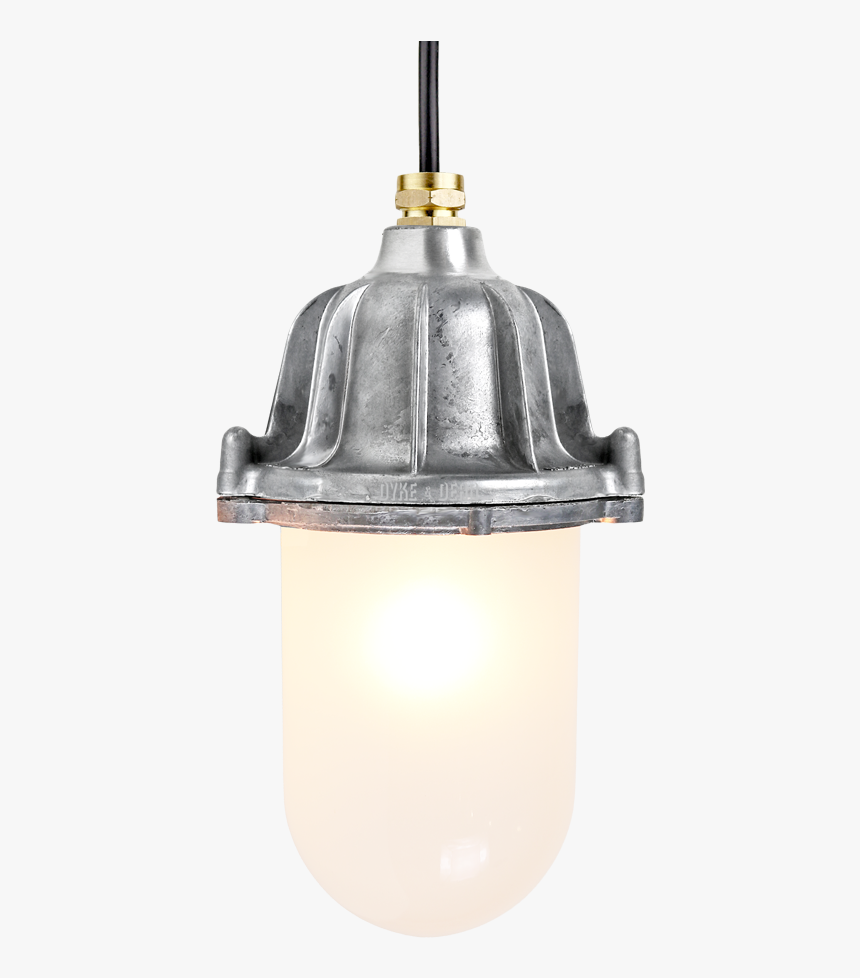 Cast Lantern Frosted Pendant - Swan Neck Corner Light, HD Png Download